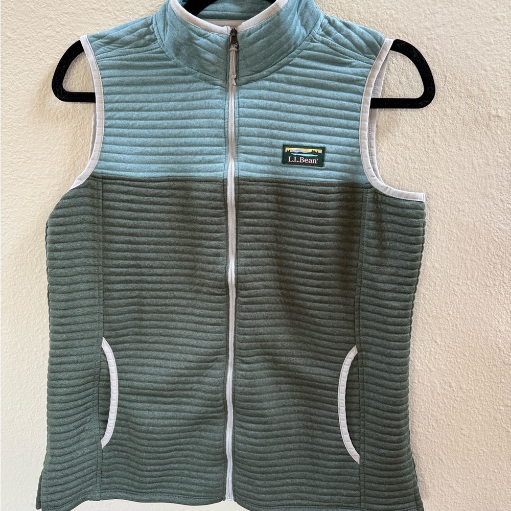 L.L. Bean Green Quilted Vest